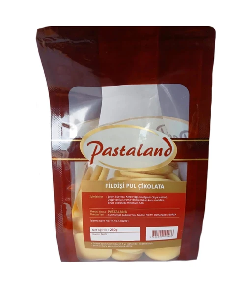 PASTALAND FİLDİŞİ PUL ÇİKOLATA 250 gr - 2