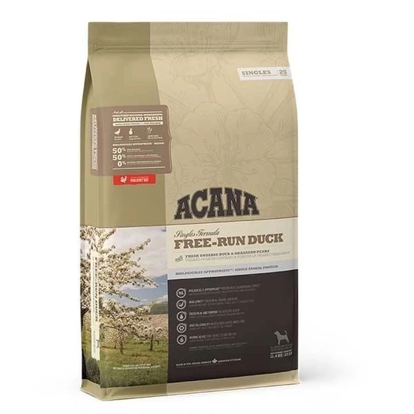 Acana Free-Run Duck Tahılsız Ördekli Yetişkin Köpek Maması 11.4 Kg - 1