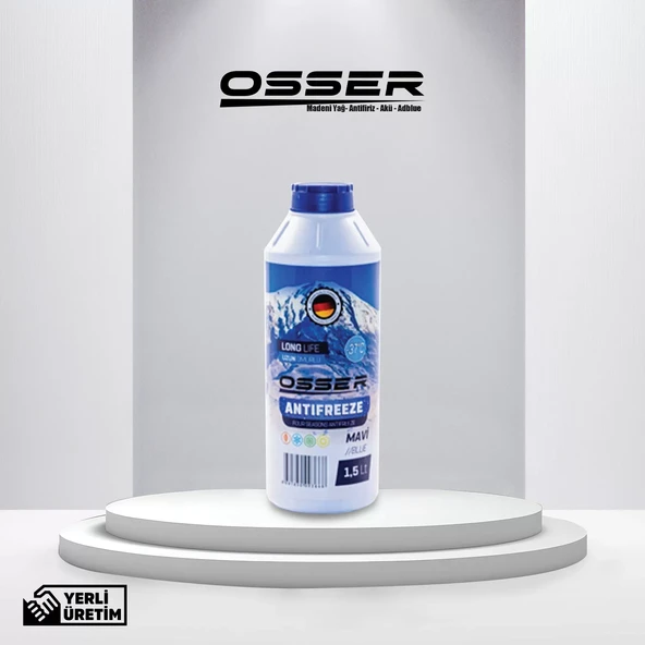 OSSER Antifriz 1,5 LT Mavi -37 Derece - 2
