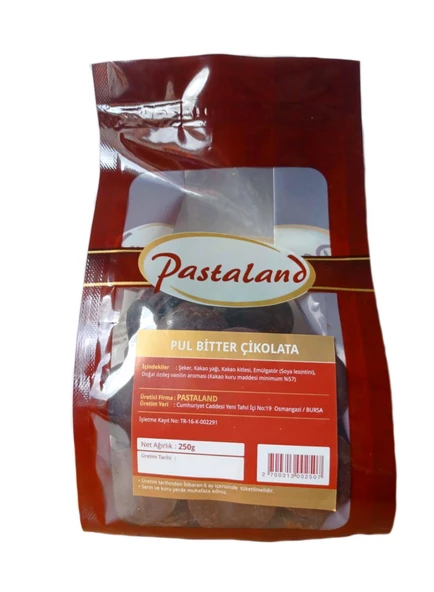 PASTALAND BİTTER PUL ÇİKOLATA 250 gr - 2