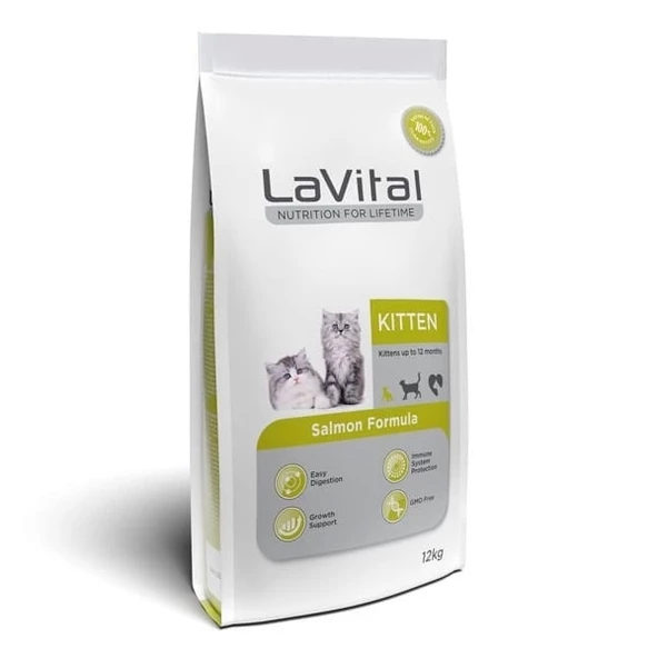 Lavital Kitten Somonlu Yavru Kedi Maması 12 Kg - 2