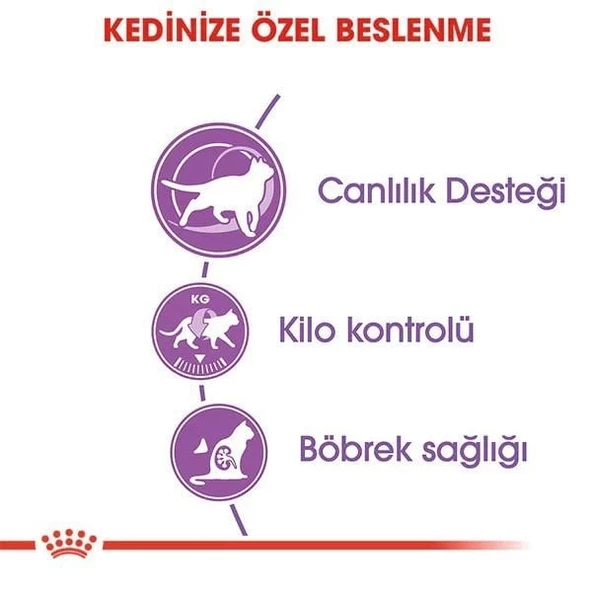 Royal Canin Sterilised 7+ Kısırlaştırılmış Kedi Maması 1.5 Kg - 3