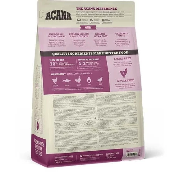 Acana Kitten First Feast Tavuklu ve Ringa Balıklı Yavru Kedi Maması 1.8 Kg - 2