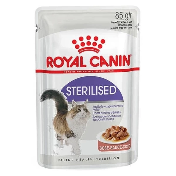 Royal Canin Sterilised Gravy Pouch Kısırlaştırılmış Kedi Maması 85 Gr - 1