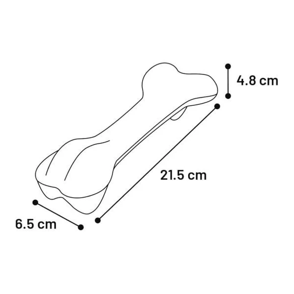 Flamingo Lastik Kemik Köpek Oyuncağı 22 Cm - 2
