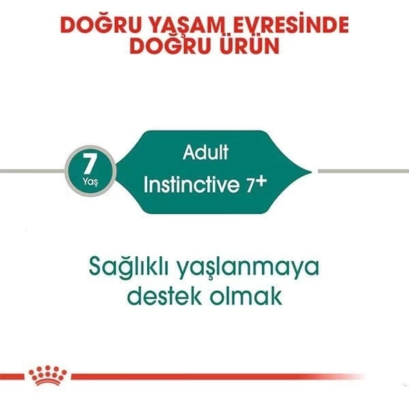 Royal Canin İnstinctive +7 Pouch Yaşlı Konserve Kedi Maması 85 Gr - 3
