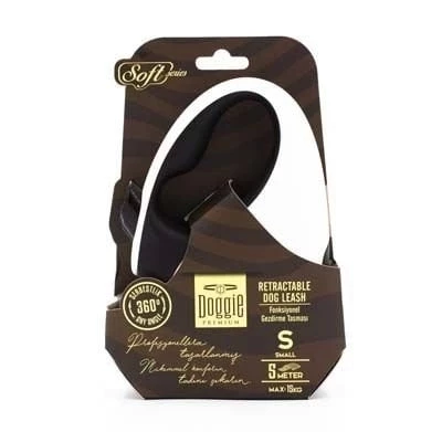 Doggie Soft Otomatik Köpek Uzatma Tasması Small Beyaz 15 Kg 5 Mt - 2