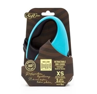 Doggie Soft Otomatik Köpek Uzatma Tasması Xsmall Açık Mavi 12 Kg 3 Mt - 2