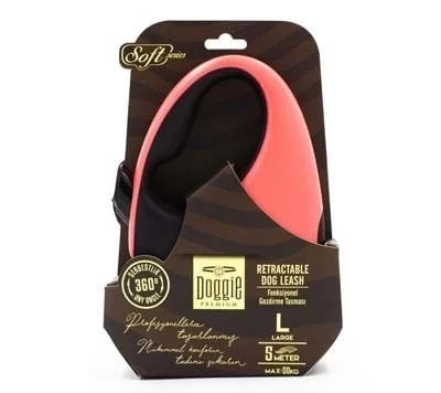Doggie Soft Otomatik Köpek Uzatma Tasması Large Pembe 50 Kg 5 Mt - 2