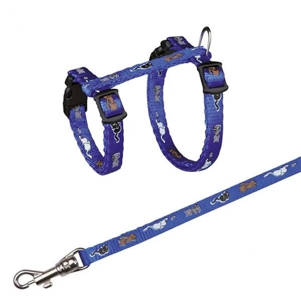 Trixie Yavru Kedi Göğüs Tasma Seti Siyah 8 Mm 21-34 Cm - 2