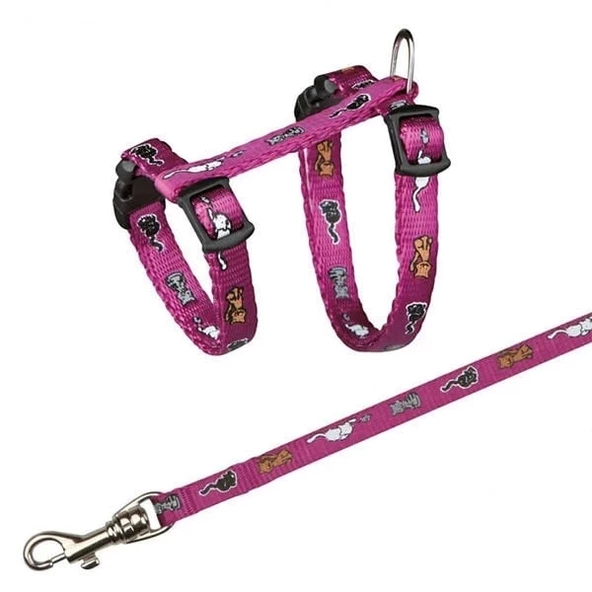 Trixie Yavru Kedi Göğüs Tasma Seti Siyah 8 Mm 21-34 Cm - 4