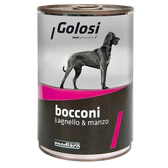 Golosi Sığır ve Kuzu Etli Yetişkin Köpek Konservesi 400 Gr