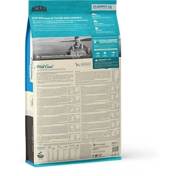 Acana Classics Wild Coast Düşük Tahıllı Balık Sebzeli Yetişkin Köpek Maması 2 Kg - 2