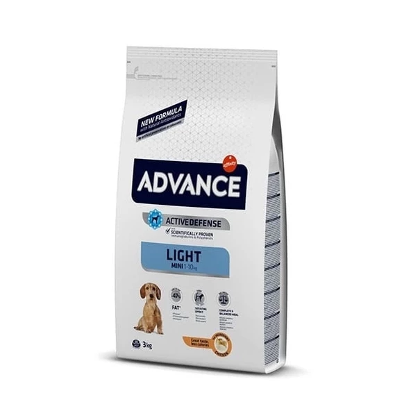 Advance Light Mini Tavuklu Küçük Irk Diyet Köpek Maması 3 Kg - 2