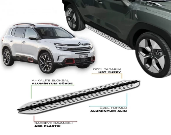 CITROEN C5 AİRCROSS 2017 2018 2019 2020 2021 2022 2023 2024 2025 YAN BASAMAK ürün görseli 1