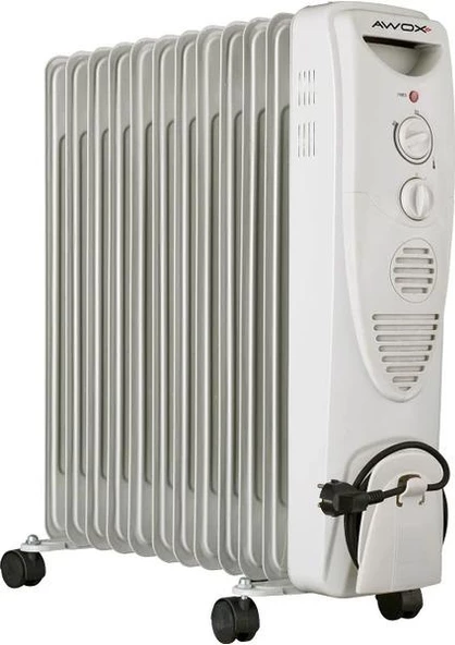 Awox 12F DilimFanlı 2900 W Yağlı Radyatör Beyaz