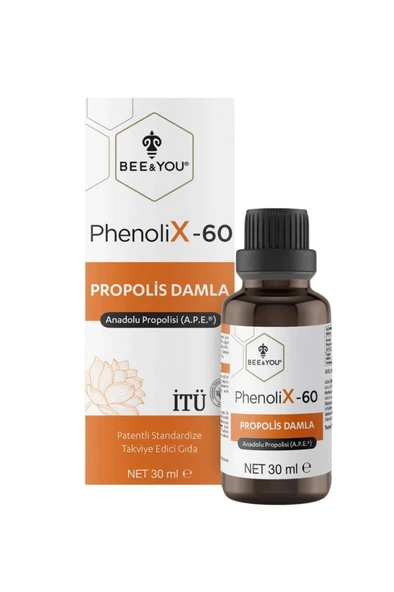 BEE & YOU PhenoliX-60 Propolis Damla 30 ml