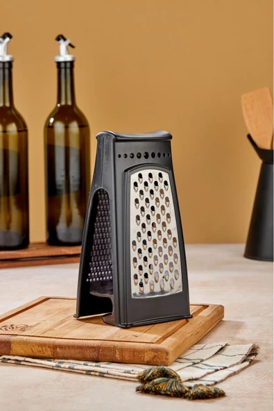 Cooker Lüx Model Hazneli Paslanmaz Çelik Rende - Resim 3