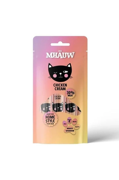 Mhauw Tavuklu Multi Vitamin Kedi Ödül Maması 4x15g Skt:09/2026