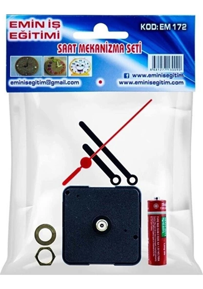 EMİN Saat Mekanizması Seti