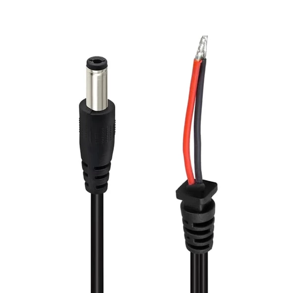Arduino ve Modem Soketine Uygun Duvar Tipi Jacklı DC Adaptör Kablosu - 1 Metre - Resim 3