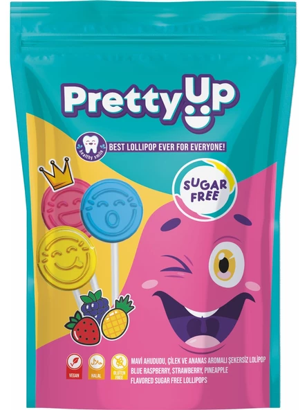 Pretty Up Şekersiz Lolipop 5.5g x 10 adet