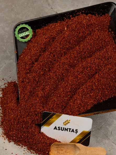 ASUNTAŞ Çok Acı Pul Biber Hint Acısı Vakumlu Paket 250g