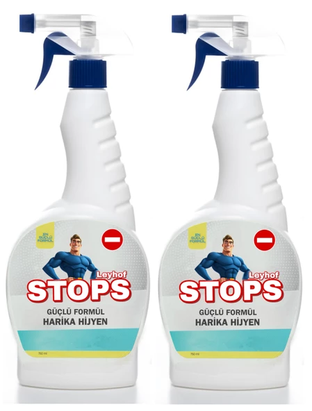 Leyhof 2 Adet Leke Çıkarıcı 750ml Stop Harika Hijyen Forte - 2