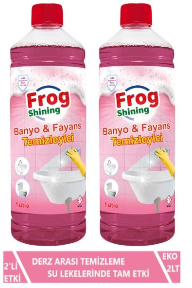 Frog Shining Banyo Fayans Ve Derz Arası Temizleyici 1LTx2Adet