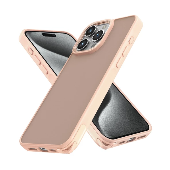 iPhone 12 Pro Max Kılıf Elegant Seri Silikon Kapak - 7