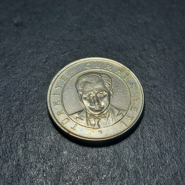 Escoines Koleksiyon 39963675dde3710cff 25yeni Kuruş 2005 Çapaklı portre/Nadir çıkar YTL madeni para - Resim 2