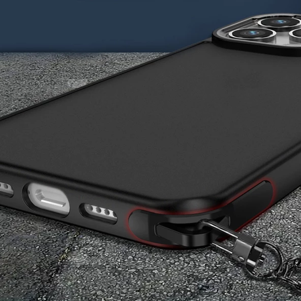 iPhone 12 Pro Max Kılıf Elegant Seri Silikon Kapak - 3