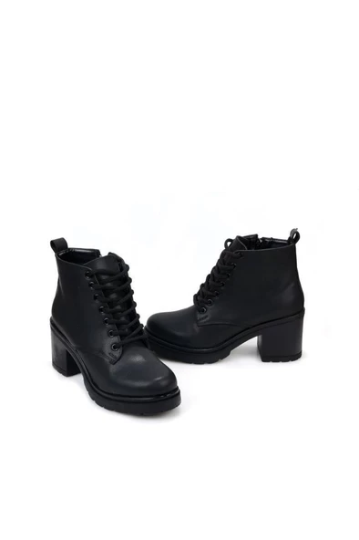 Papuçcity Sprs 02993 Kadın 7,5 Cm Topuklu Postal Bot - 4