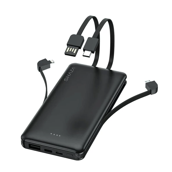 Shaza SG1001 10.000 mAh 4in1 Kablolu Powerbank - 5