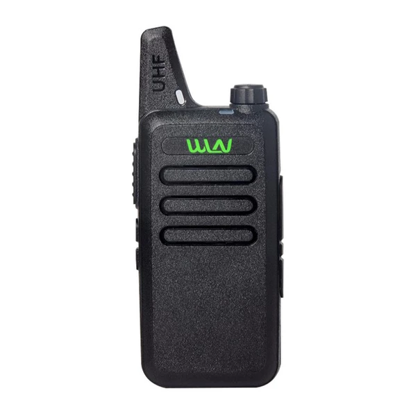 Ayt Wln PMR-446 Tekli El Telsizi Seti Şarjlı Açık Alanda 12 Km Çekim 16 Kanal 96x55x22mm