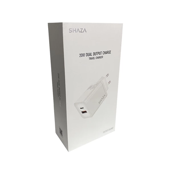 Shaza SG2501 20W USB QC3.0 + Type-C PD Şarj Adaptörü - 4