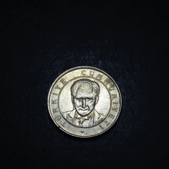 Escoines Koleksiyon 39963675dde3710cff 25yeni Kuruş 2005 Çapaklı portre/Nadir çıkar YTL madeni para - Resim 4