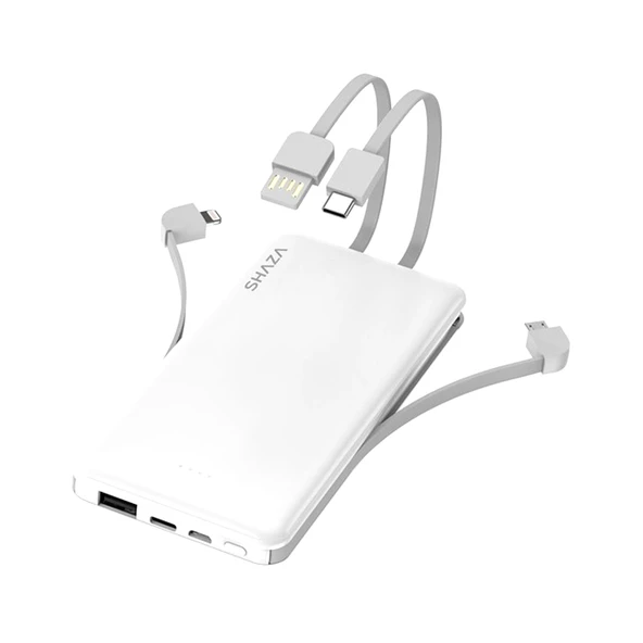 Shaza SG1001 10.000 mAh 4in1 Kablolu Powerbank - 2