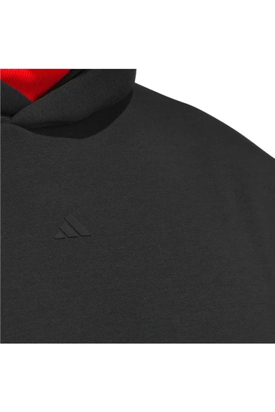 adidas ONE FL HOODY Siyah Çocuk   Sweatshirt IZ4907 - Resim 9