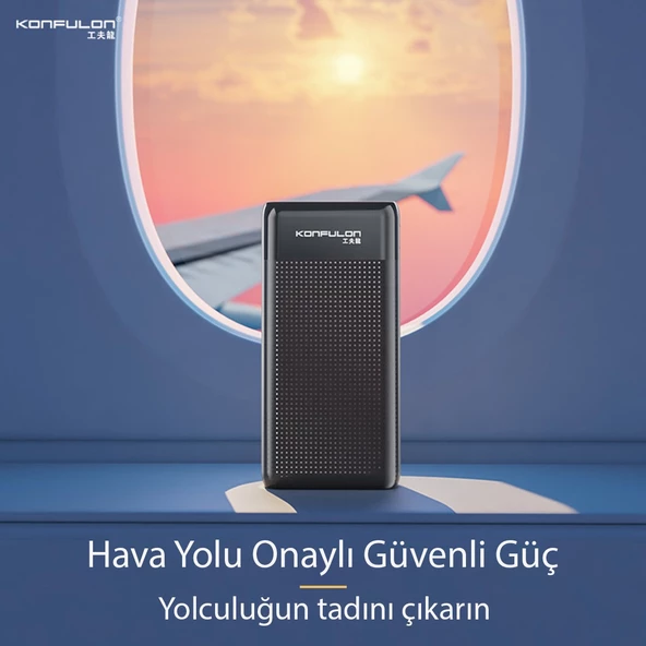 A30 Rahat Taşınabilir Type-C Girişli 15W Hızlı Şarjlı Powerbank 20000 Mah - 4