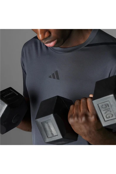 adidas D4T PS TEE Siyah Erkek   T-Shirt IN5618 - Resim 10