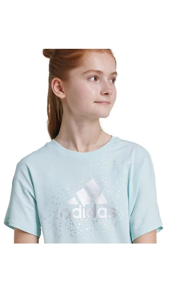 adidas JG GLM T Çocuk   T-shirt IV9433 - Resim 7