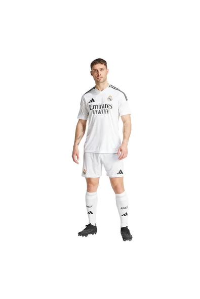 adidas REAL H SHO Beyaz Erkek   Şort IU5008 - Resim 6