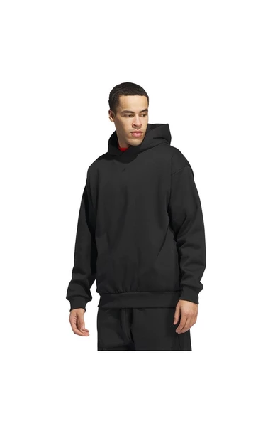 adidas ONE FL HOODY Siyah Çocuk   Sweatshirt IZ4907 - Resim 4