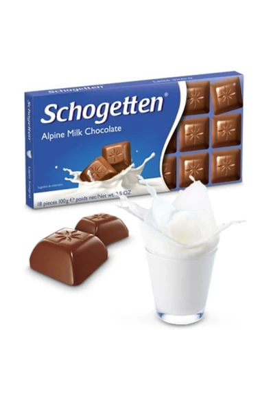 SCHOGETTEN SÜTLÜ ÇİKOLATA 100GR x 2ADET