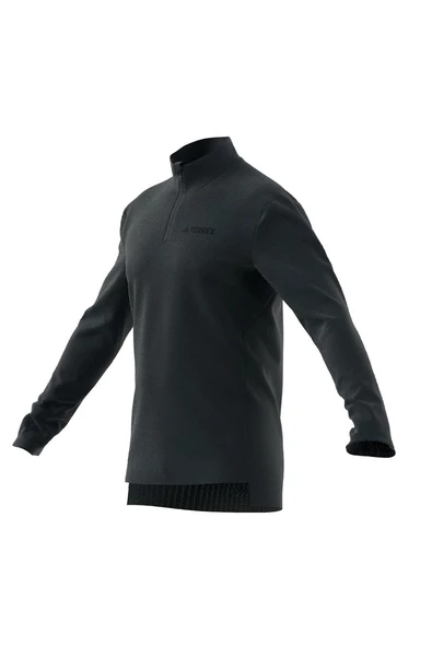 adidas MT Half Zi LS Mavi Erkek   Sweatshirt IW9208 - 9