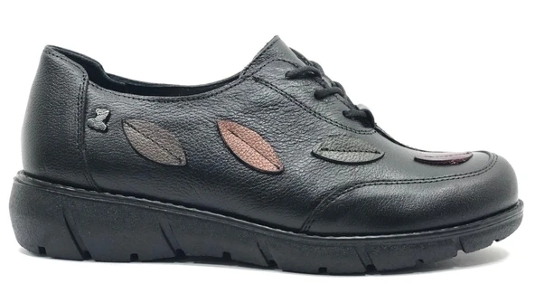 Venüs Yello Hakiki Deri Ortopedik Kadın Casual Ayakkabı - Resim 4