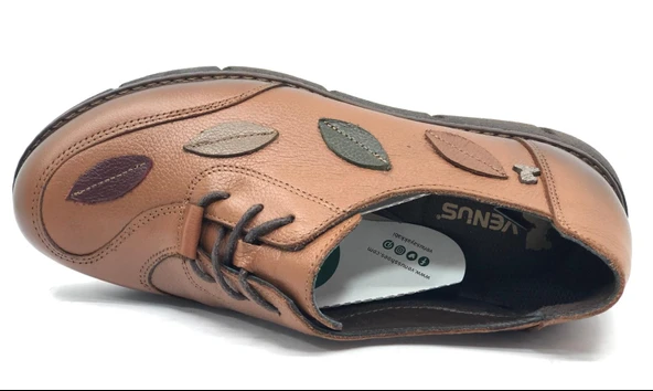 Venüs Yello Hakiki Deri Ortopedik Kadın Casual Ayakkabı - Resim 24