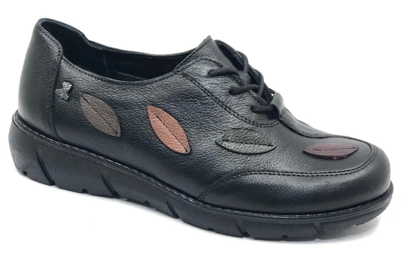 Venüs Yello Hakiki Deri Ortopedik Kadın Casual Ayakkabı - Resim 5