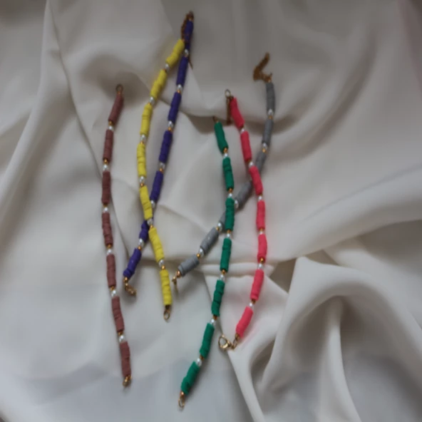Fimo Boncuk Bileklik